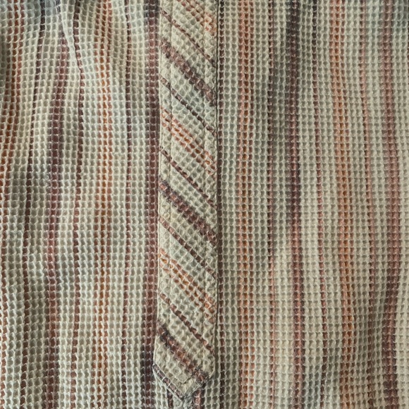 Free People Waffle Knit Full Zip Lightweight Jacket Size M - Picture 8 of 11